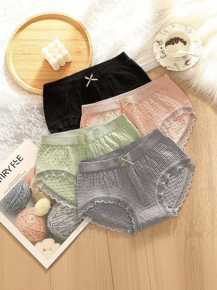 Cotton Lacy Briefs view 2