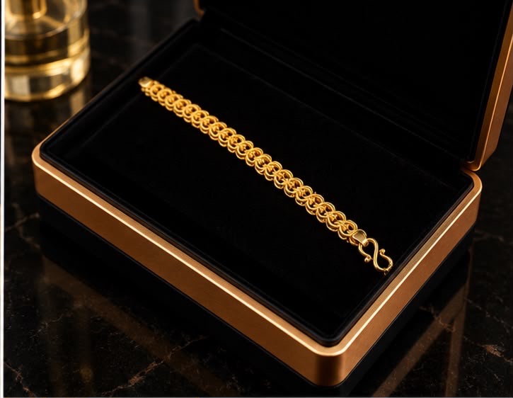 Gold Infinity Bracelet view 2