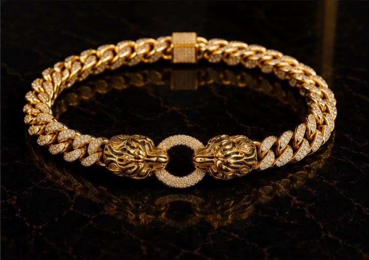 Gold Haveli Elegant Bracelet view 3