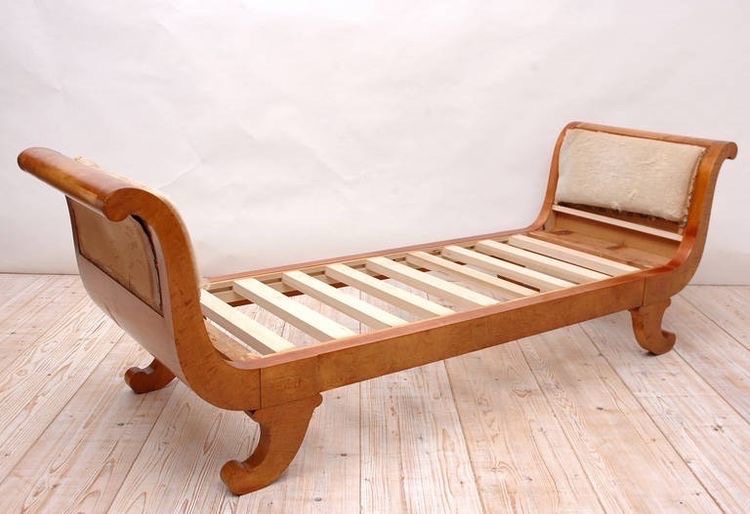 Classic Wooden Couch view 3