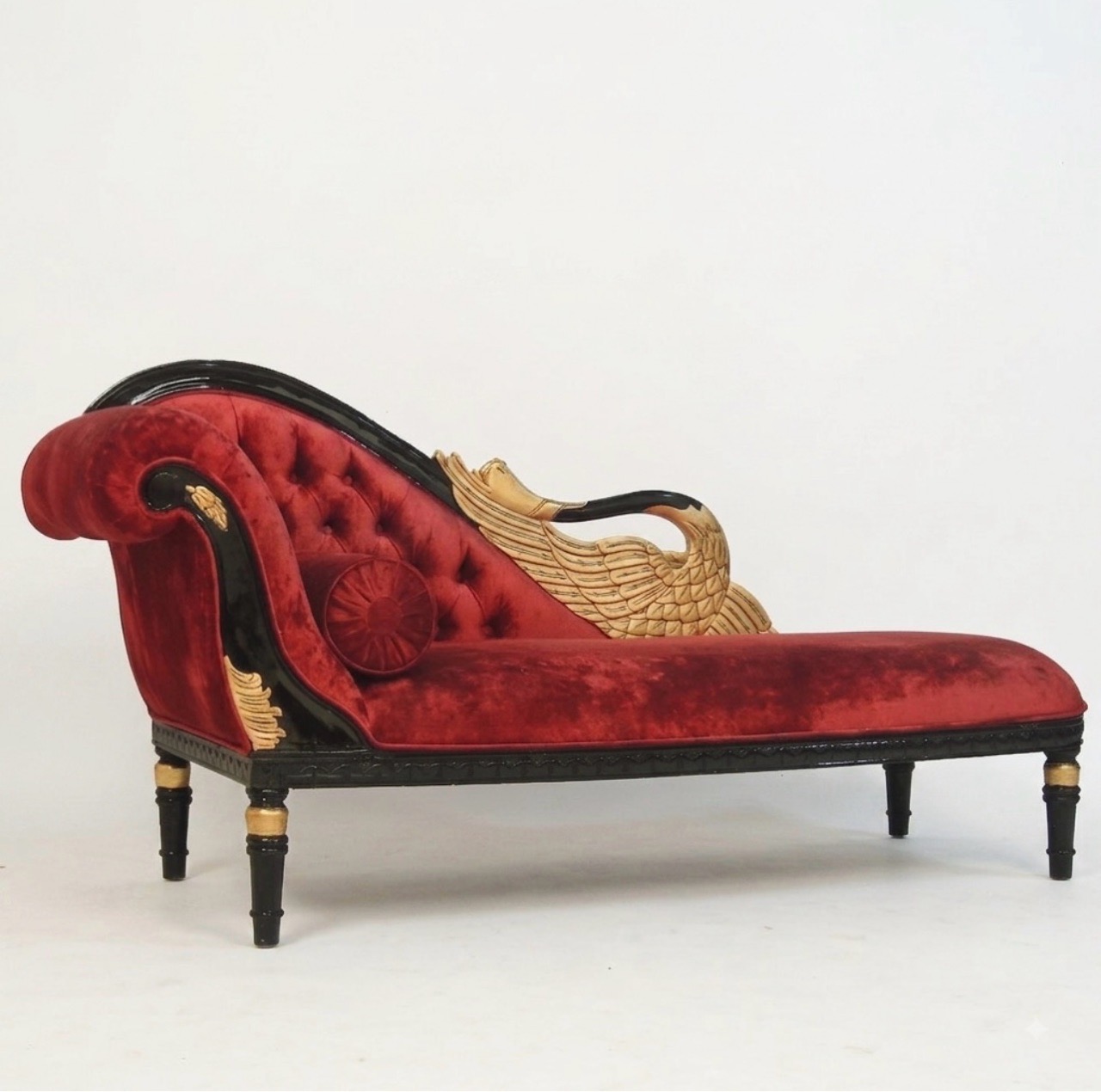 Royal Velvet Chaise Lounge view 2