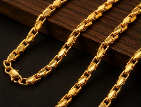 Gold Chain Necklace view 3