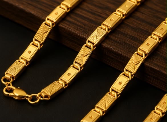 Nawabi Gold Plated Chain view 3