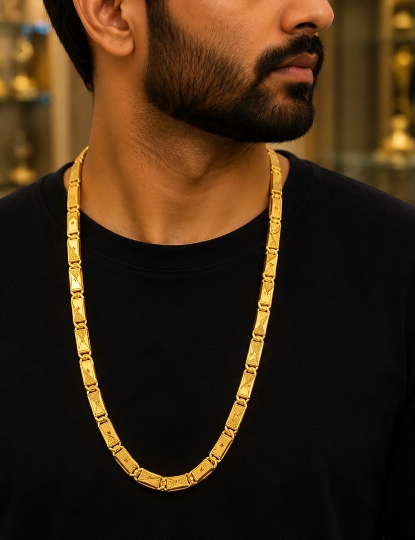 Nawabi Gold Plated Chain view 2