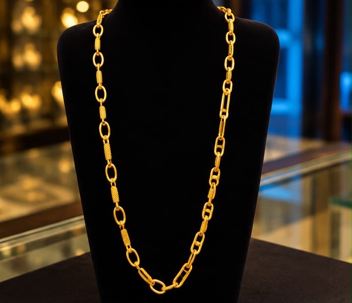 Gold Plated Chain by Gold Haveli view 2