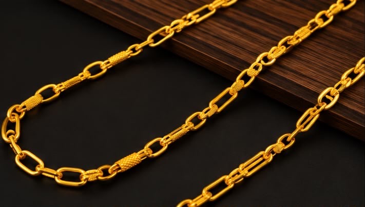 Gold Plated Chain by Gold Haveli view 3