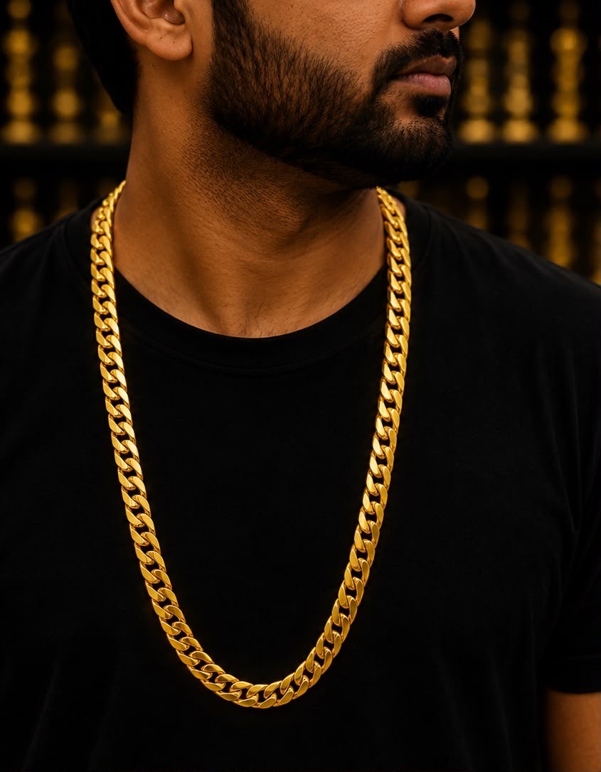 Gold Plated Cuban Chain view 2