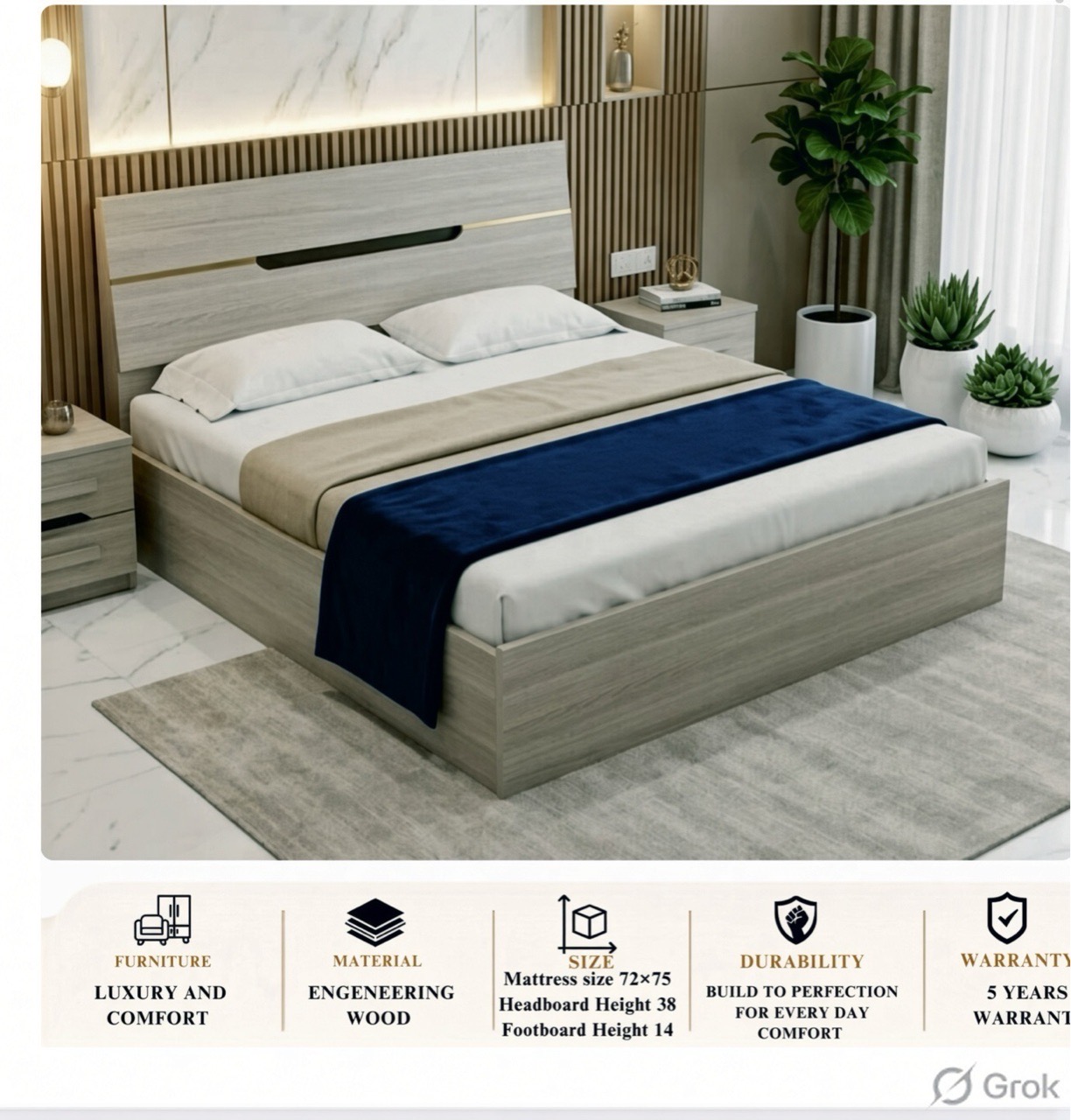 Enginnering Wood Bed view 2