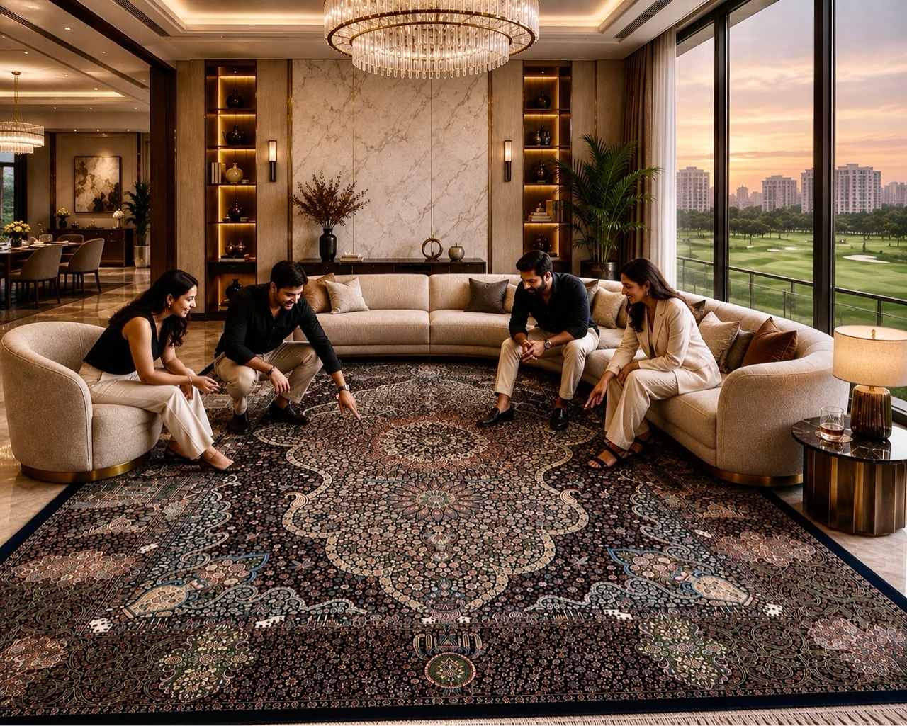 Fine Knottage Rug view 9