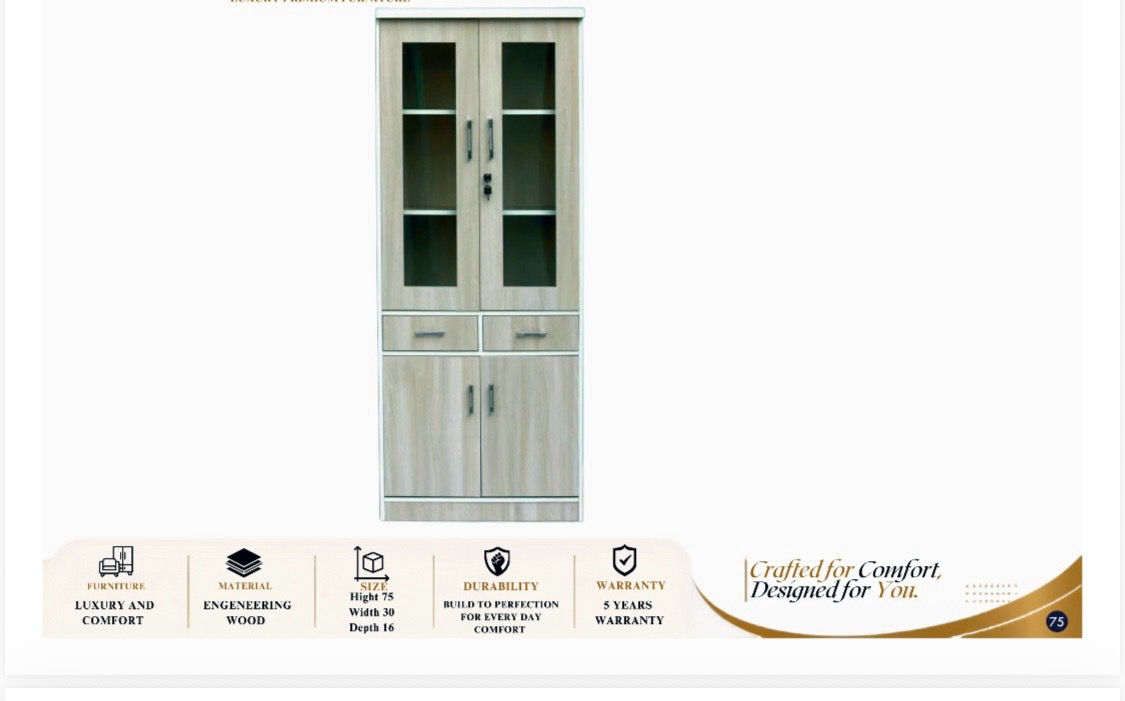 Modern Crockery Unit view 3