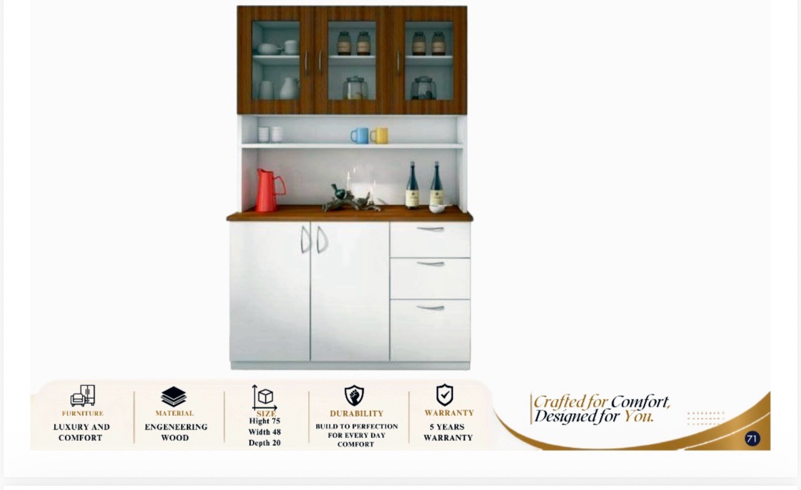 Engineered Wood Kitchen Cabinet view 2