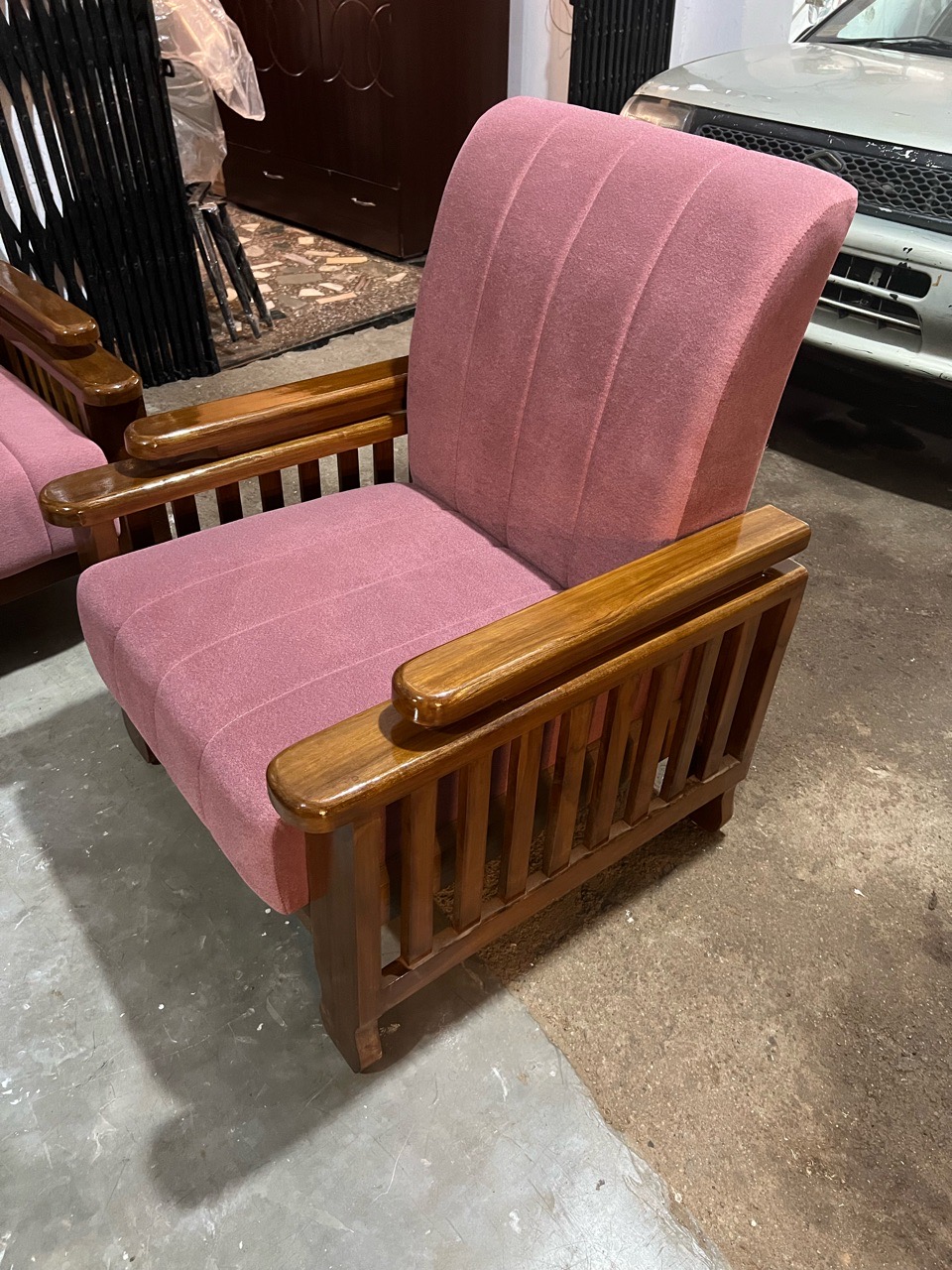 Modern Look Teak Sofa Set view 5