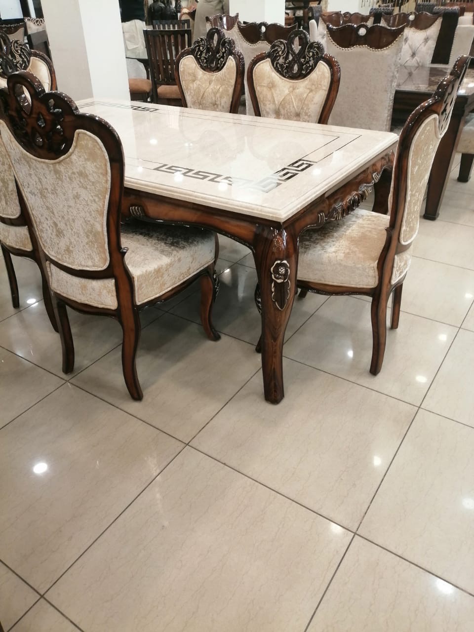 Elegant Dining Table Set view 2