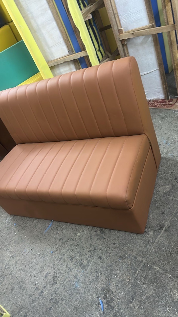 Brown Office Sofa view 3