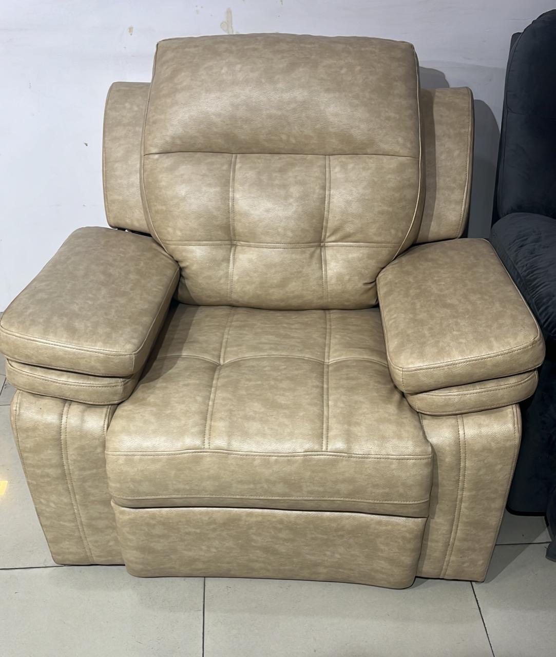 Beige Recliner Chair view 2