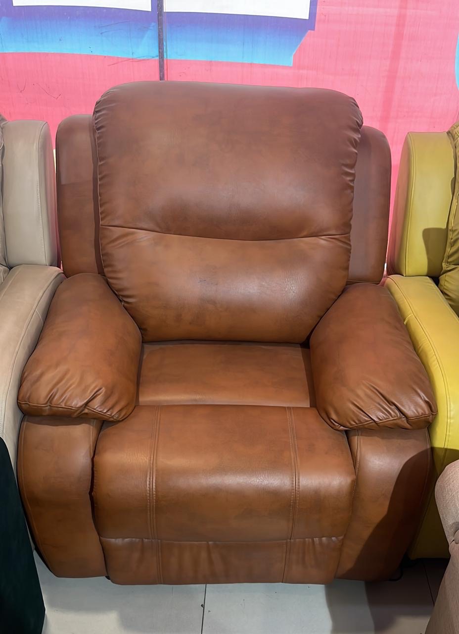 Brown Recliner Chair view 2