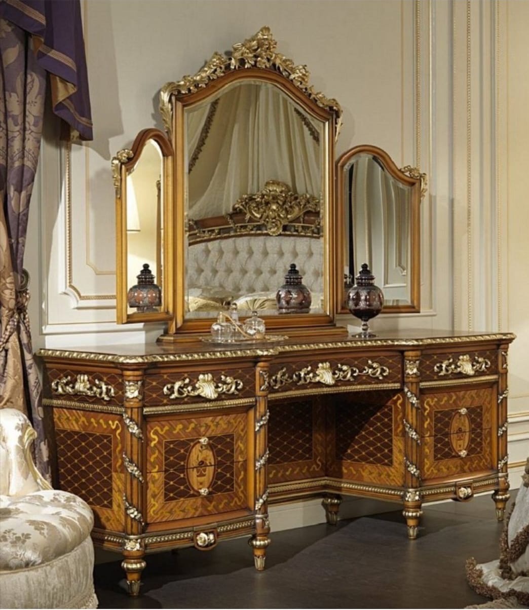 Luxury Wooden Dressing Table view 2