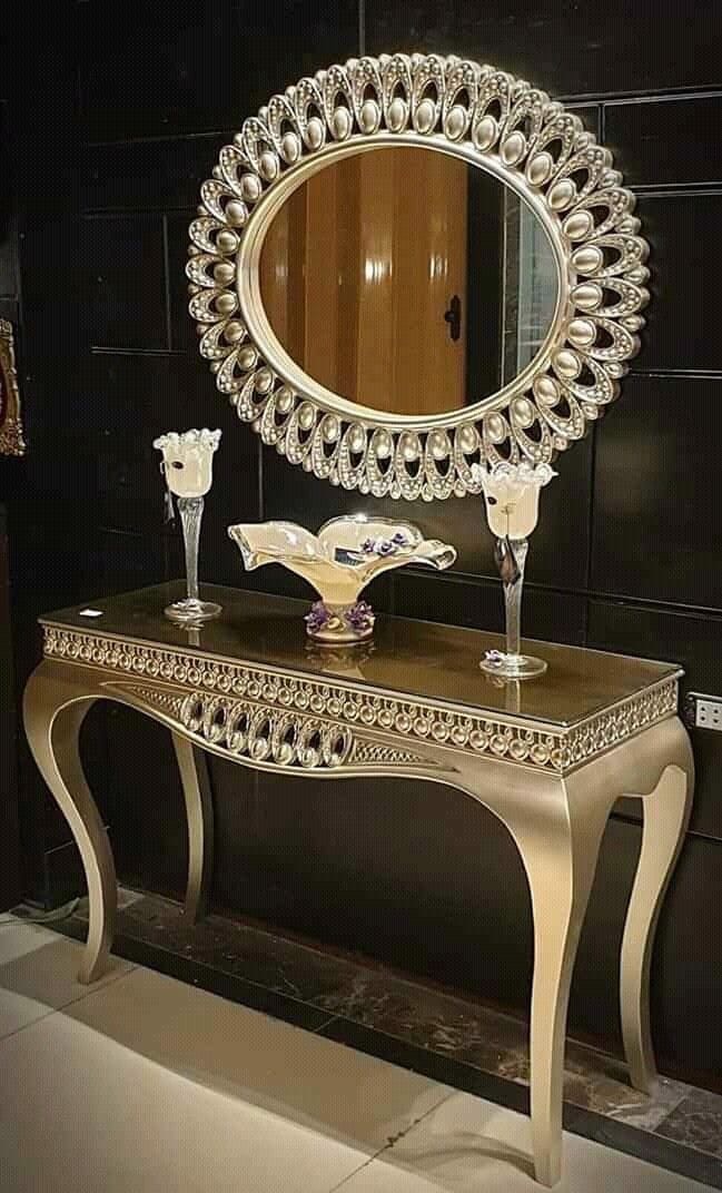 Console Table With Mirror view 2