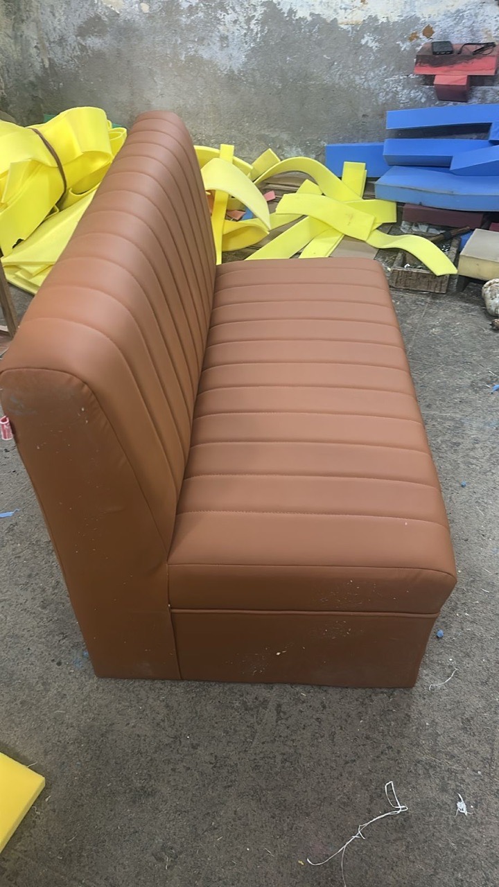 Brown Office Sofa view 2