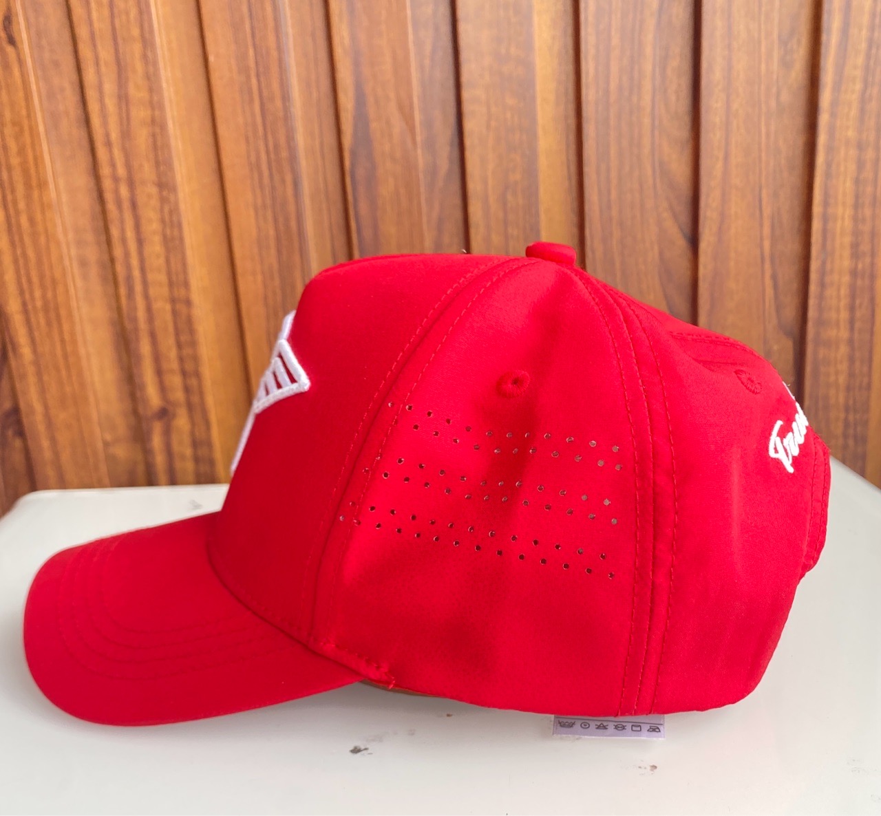 Red New Cap view 3