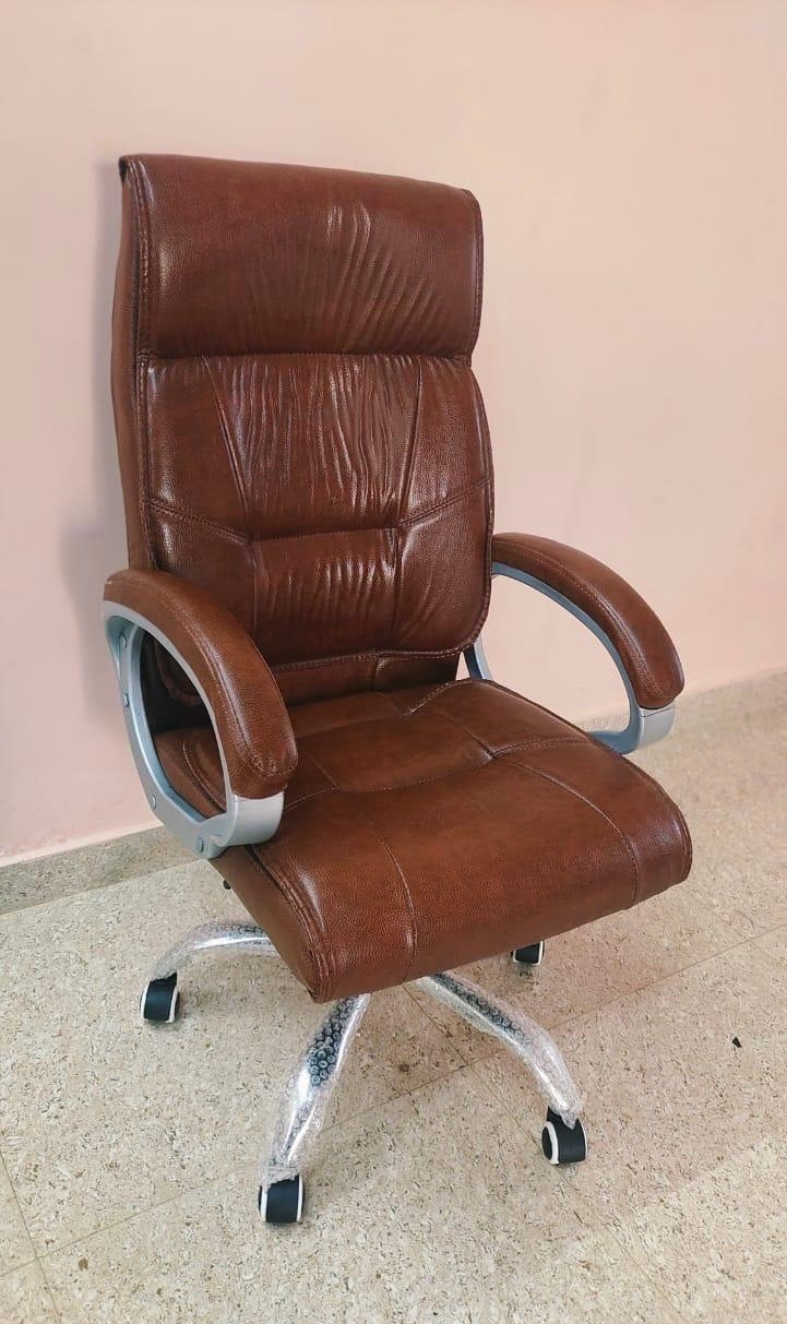 Brown Ergonomic Office Chair view 2