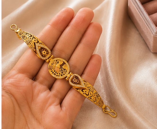 L.Gold Plated Bracelet view 2