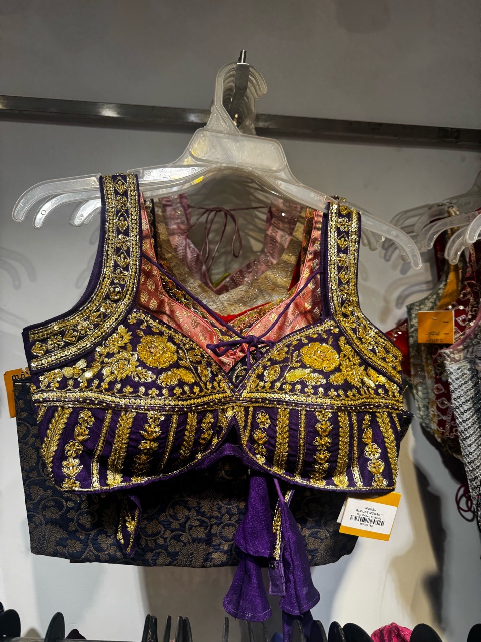 Embroidered Silk Blouse view 2