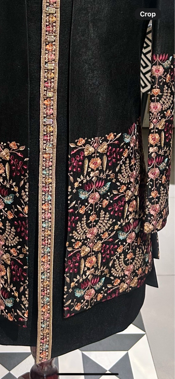 Embroidered Shrug Indo Western view 3