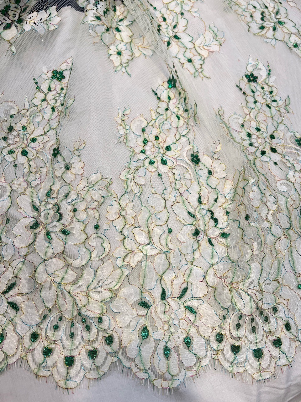 Embroidered Lace Fabric
