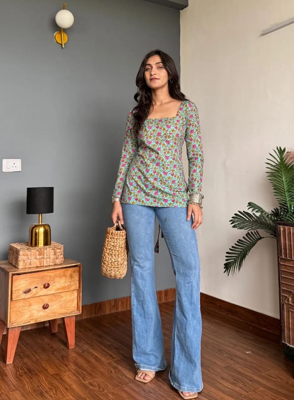 Lotus Corset Kurti view 5