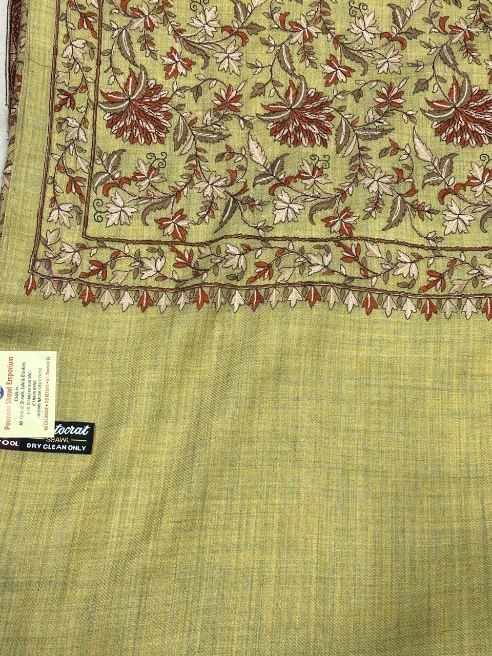 Embroidered Pashmina Shawl