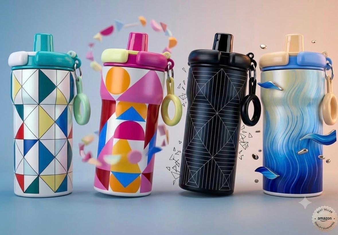 Colorful Travel Mug view 2