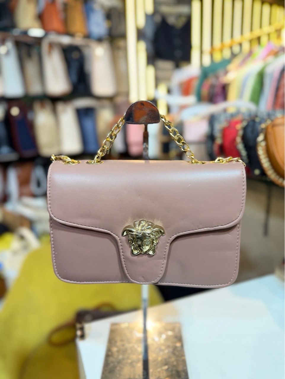 Versace Pink Shoulder Bag