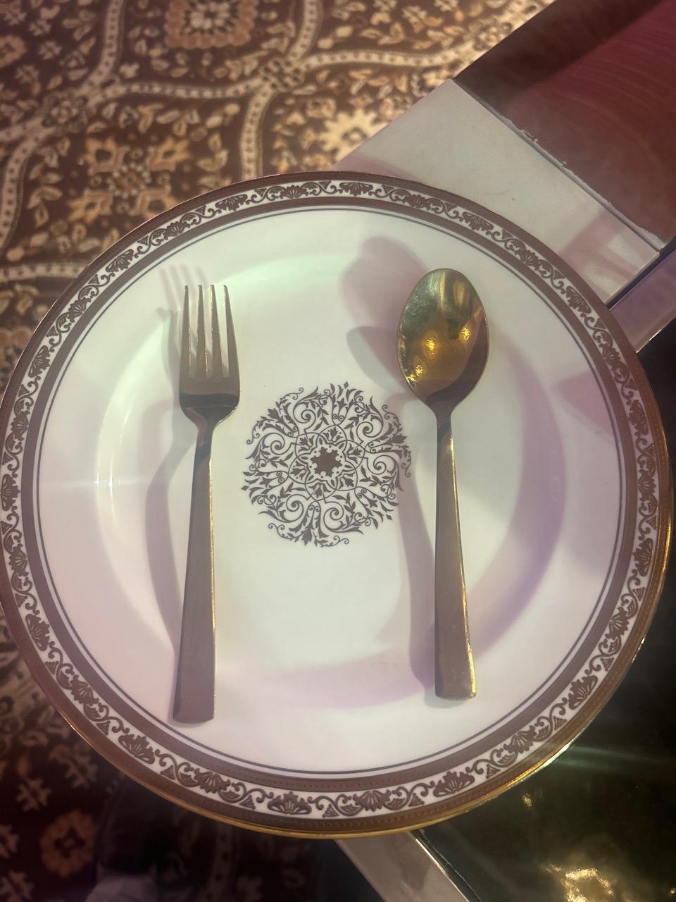 Cutlery Set with Plate
