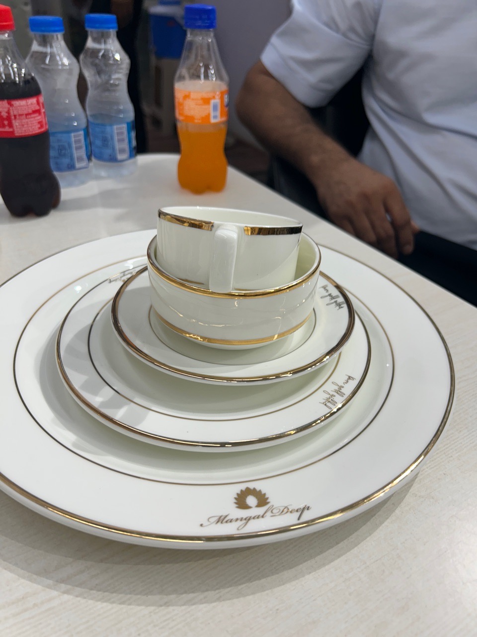 Mangal Deep Porcelain Dinner Set