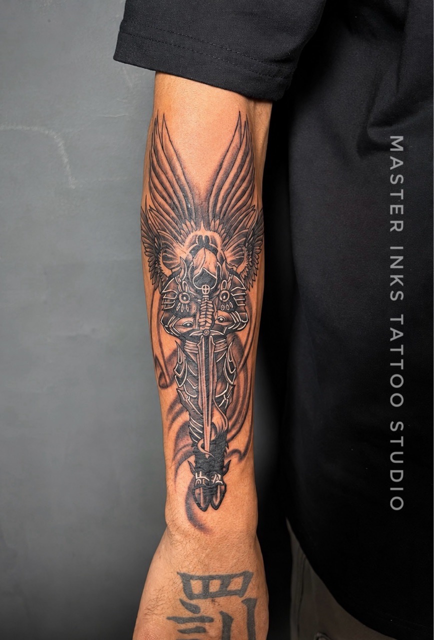 Winged Skull Tattoo