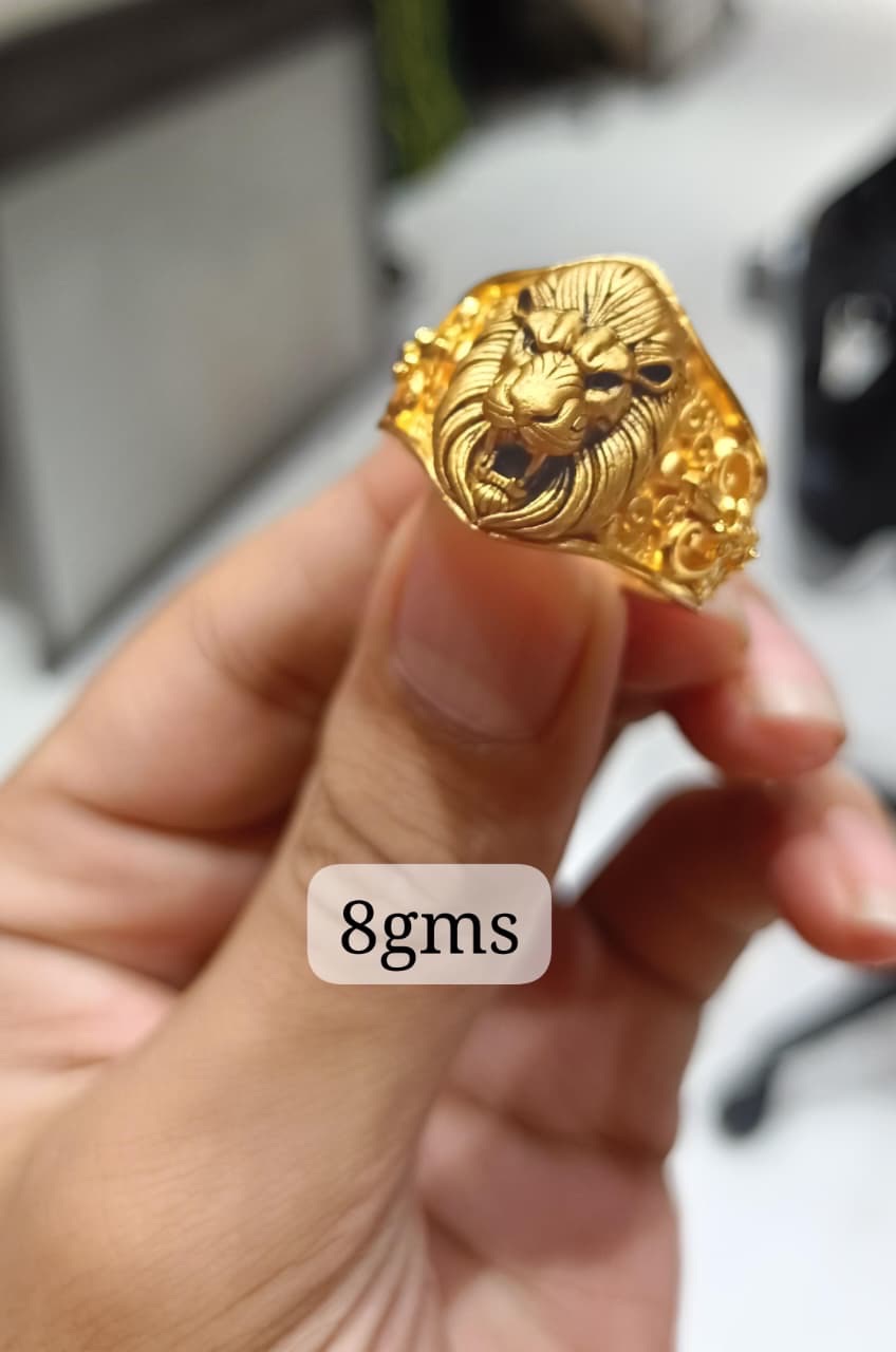 Traditional Gold Ring Paper Casting view 10