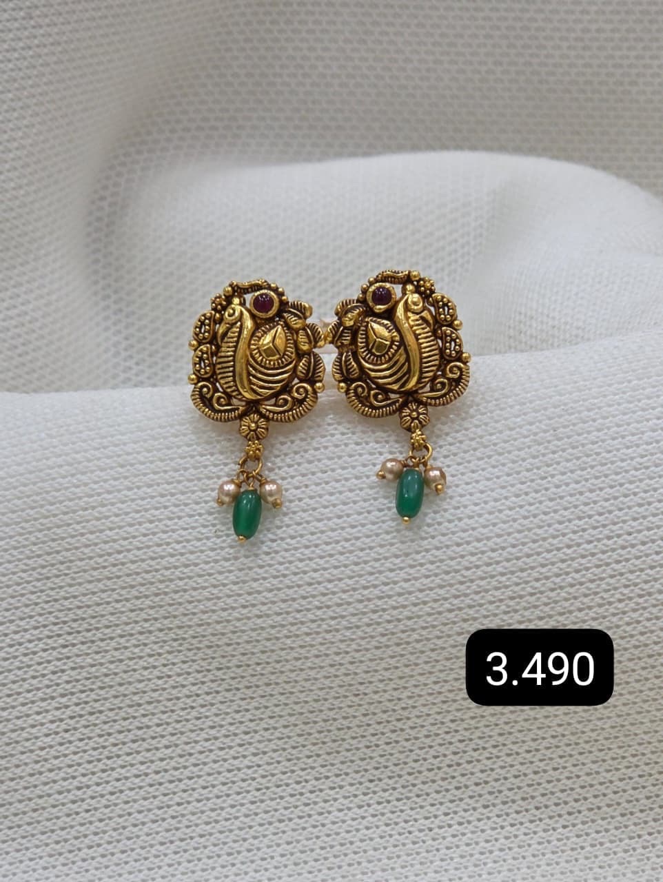 Traditional Gold Earrings1 view 7