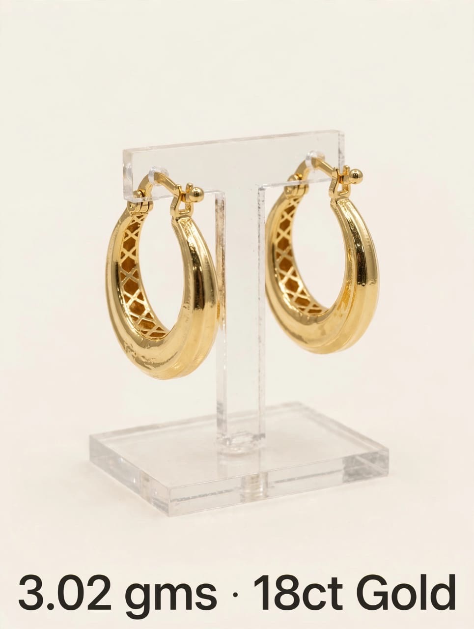 Gold Hoop Earrings1 view 4