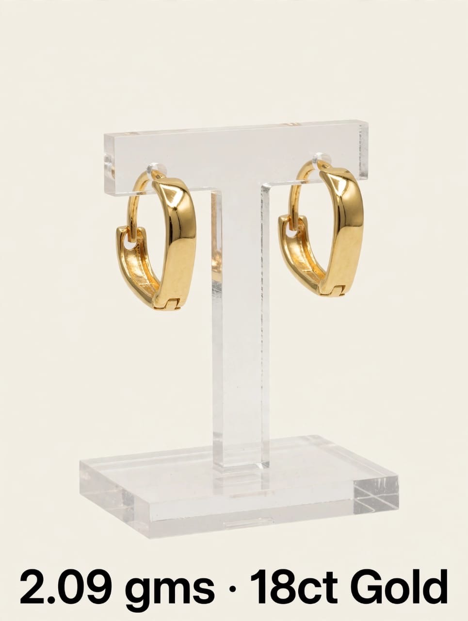 Gold Hoop Earrings1 view 6