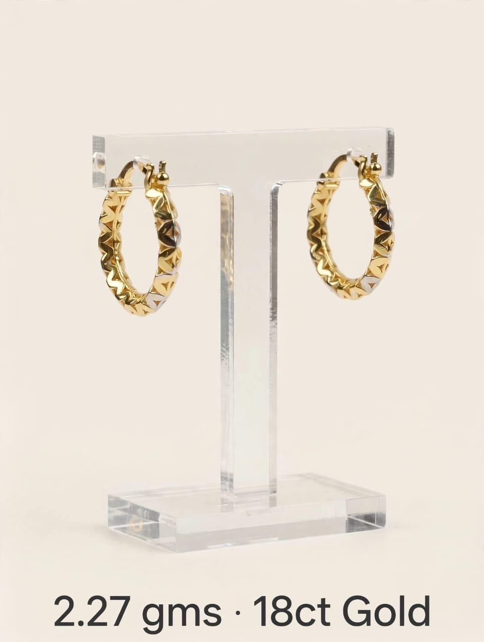Gold Hoop Earrings2 view 2