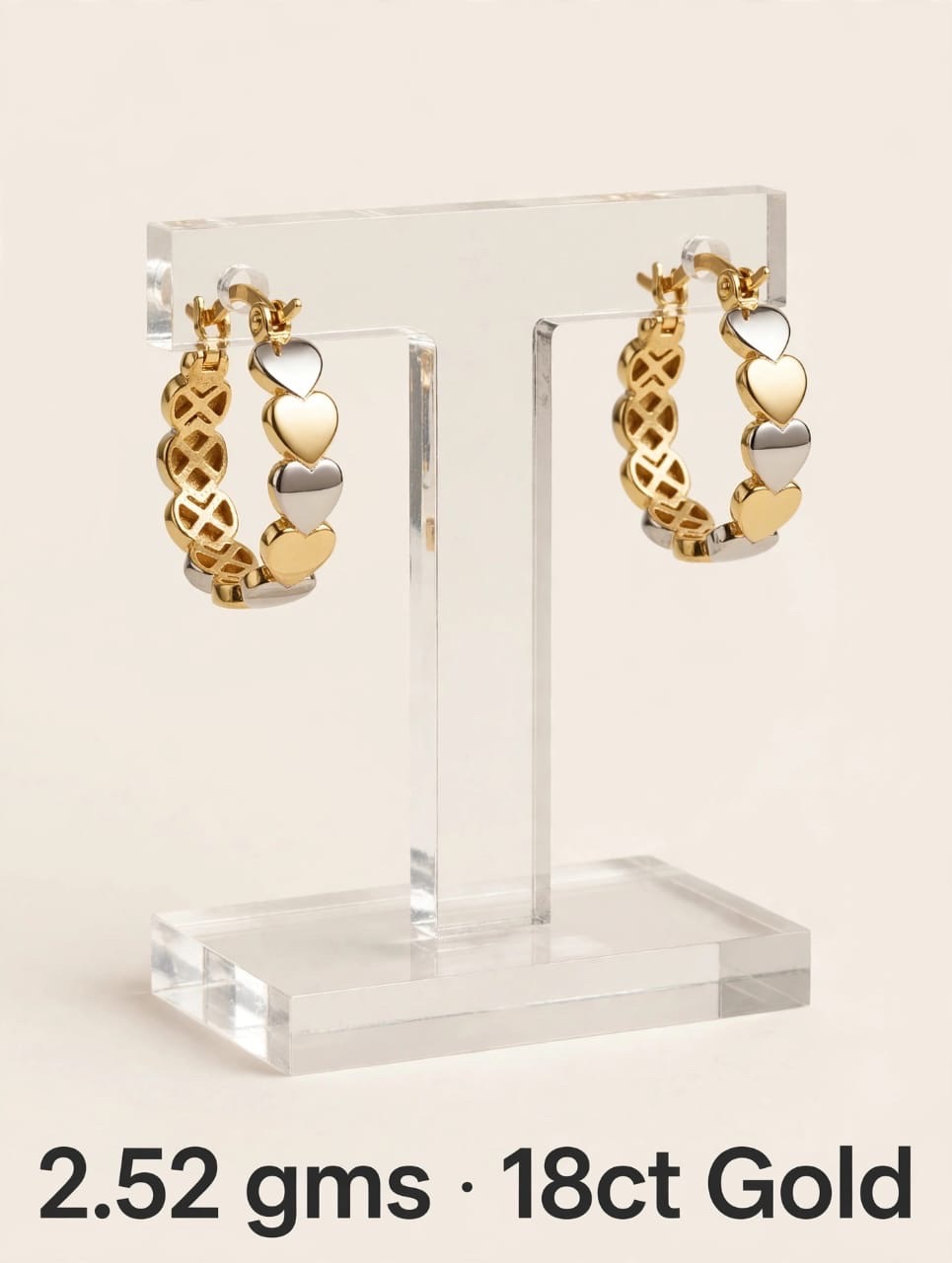 Gold Hoop Earrings2 view 6