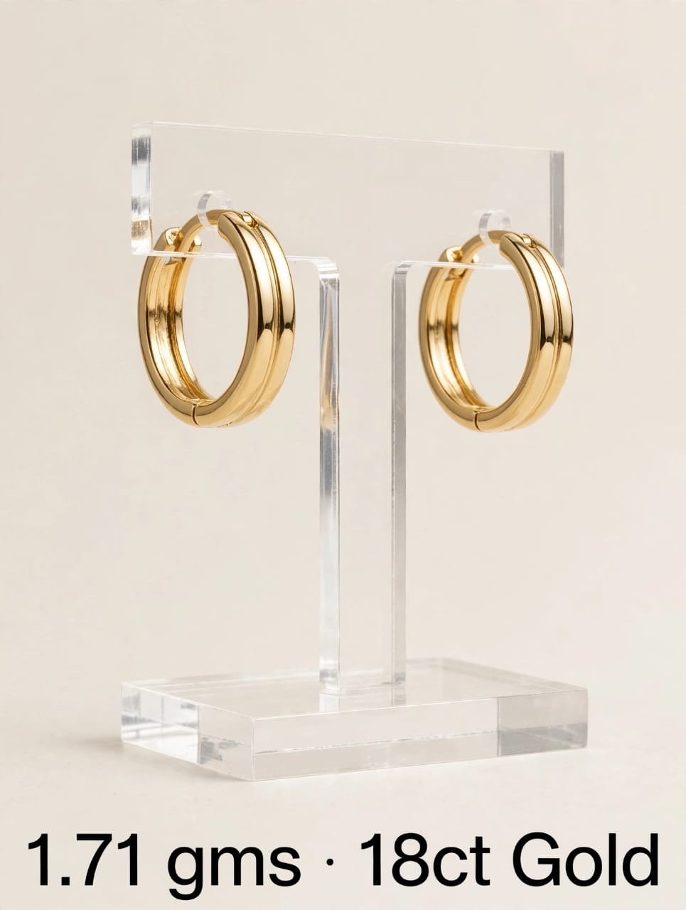 Gold Hoop Earrings2 view 8
