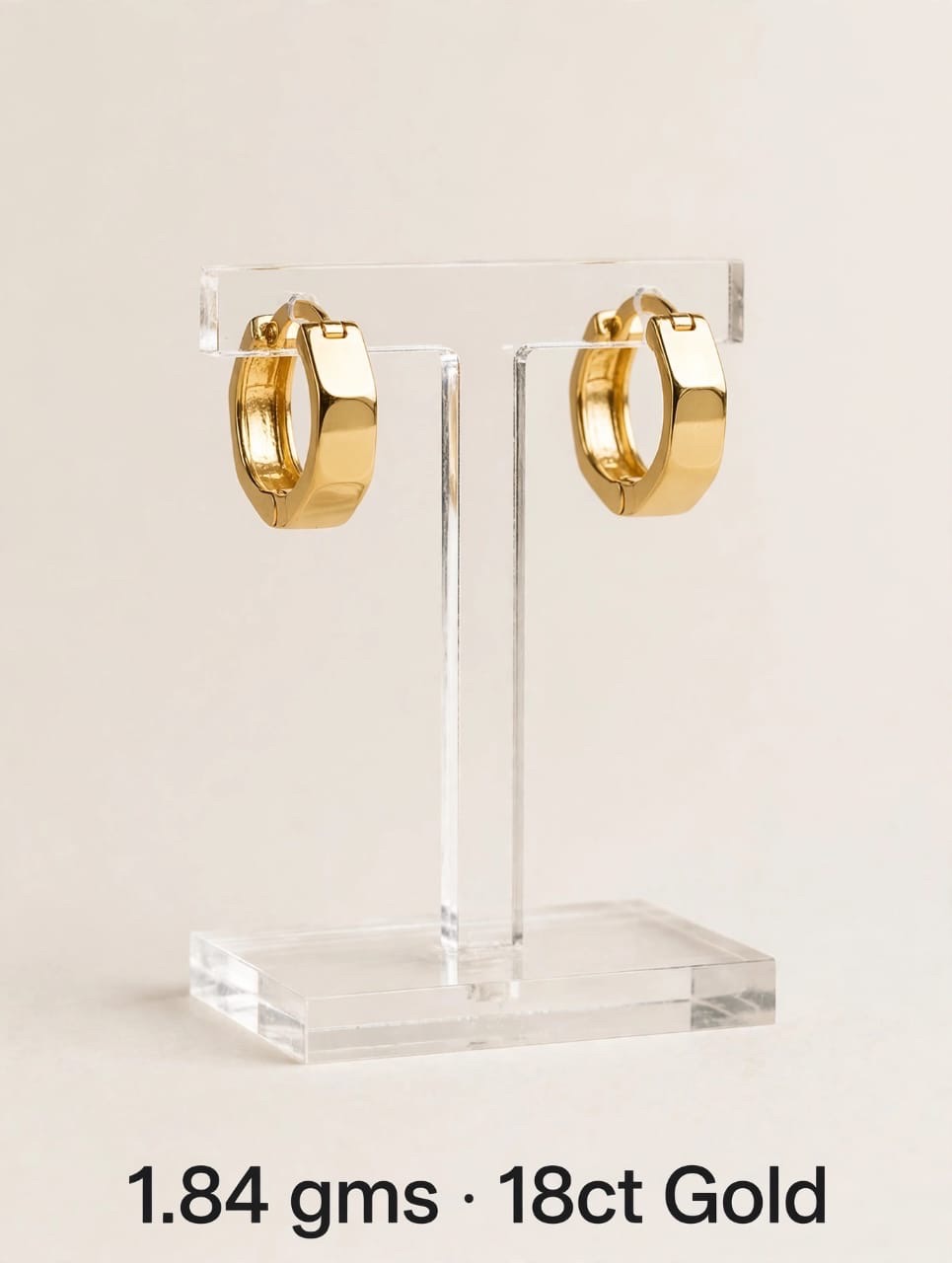 Gold Hoop Earrings3 view 6