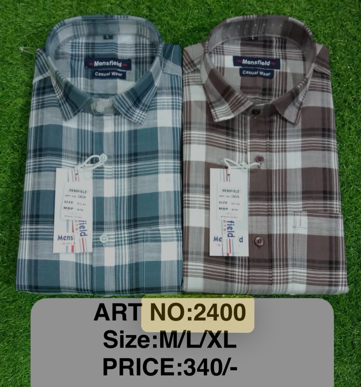 Mensfield Casual Wear Check Shirts view 2
