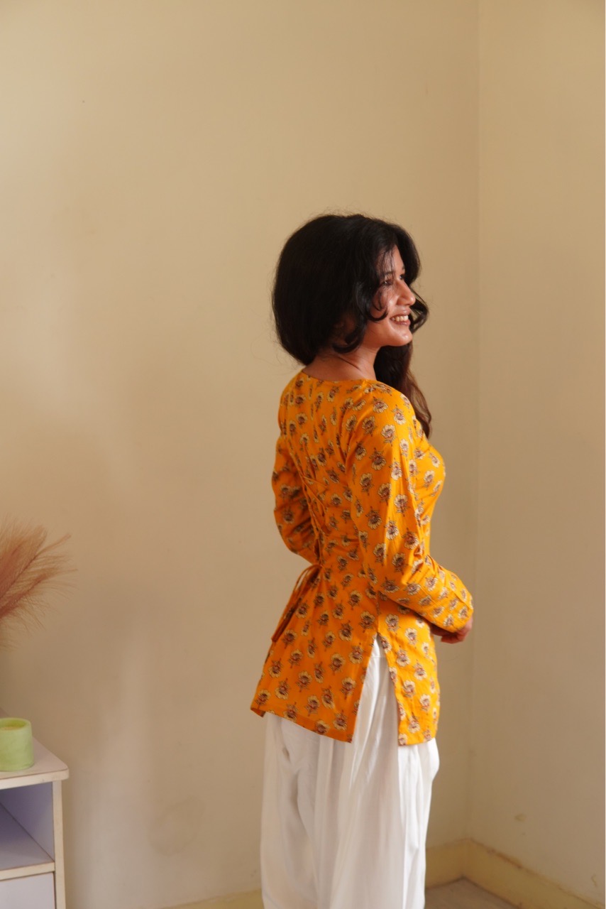 Floral Motifs Kurti view 2