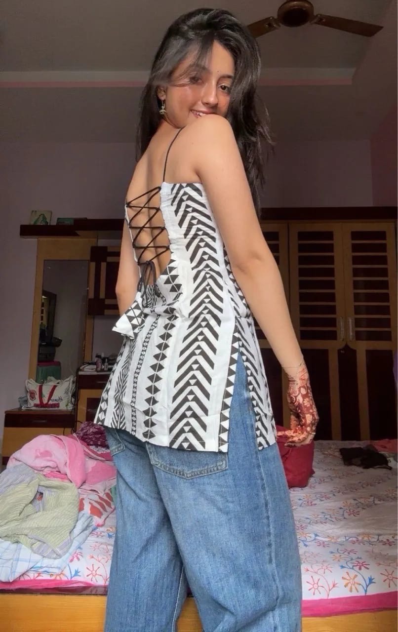 Tie-up kurti view 10