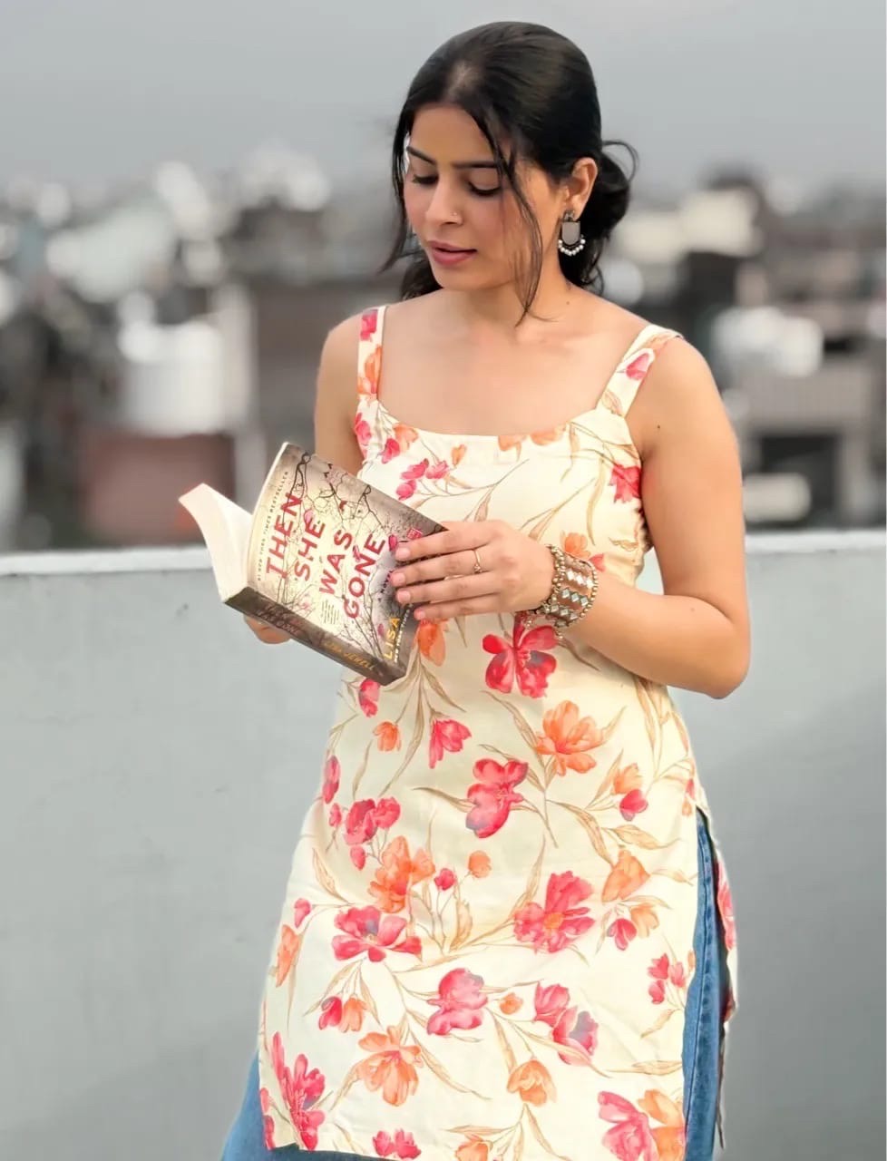 Floral Tassel Kurti view 8