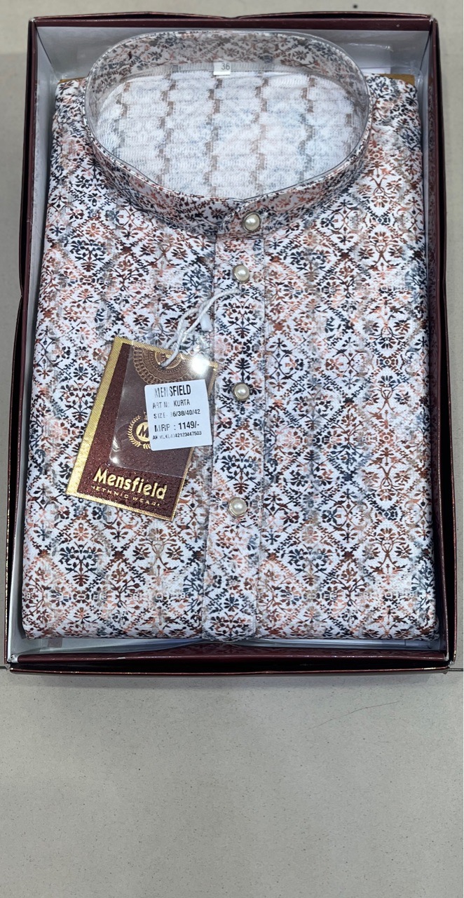 Mensfield Ethnic Wear Kurta. Imported view 3
