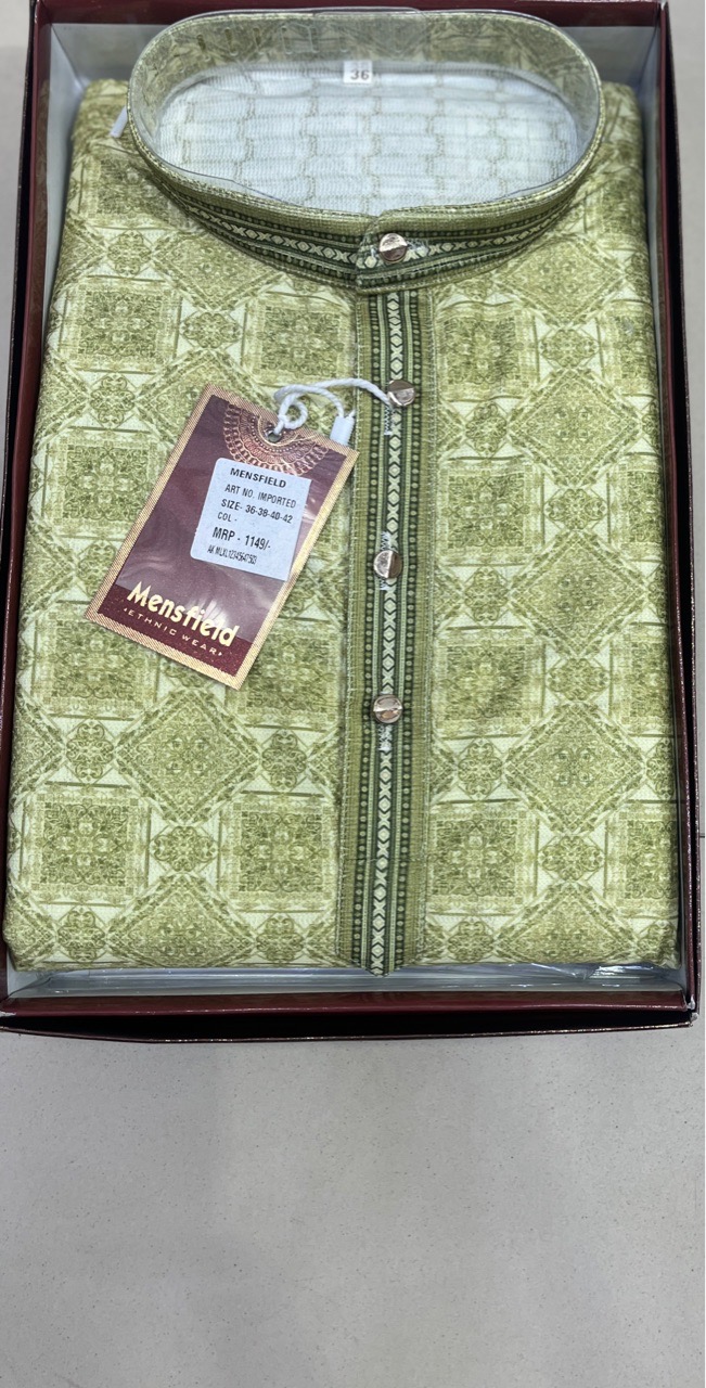 Mensfield Ethnic Wear Kurta. Imported view 5